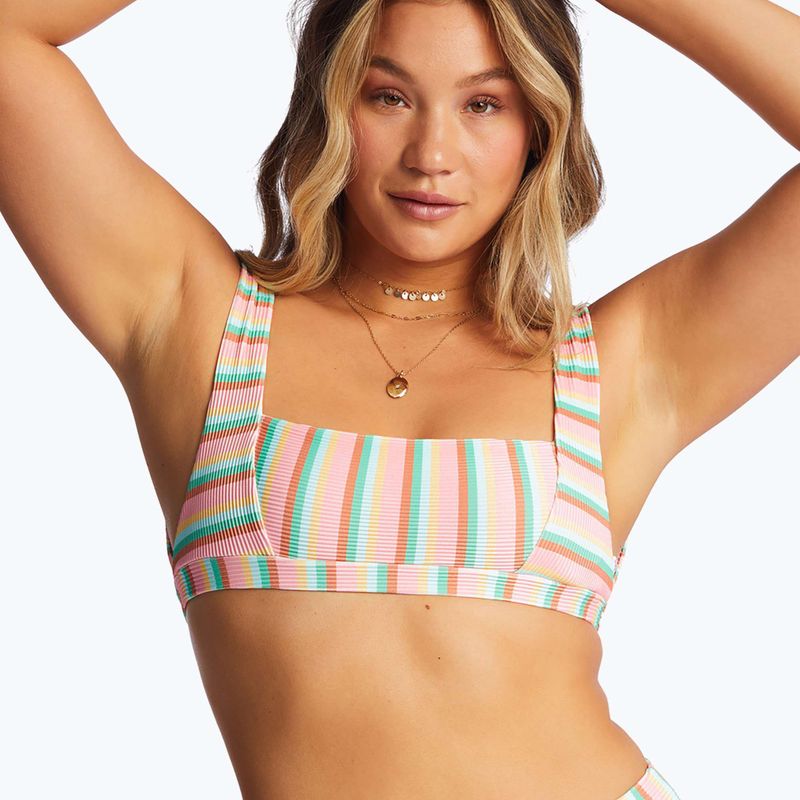 Góra od stroju kąpielowego Billabong Island Glow Tanlines Tank multicolor 4