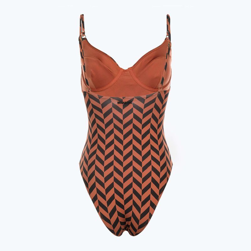 Strój kąpielowy jednoczęściowy damski Billabong Cross Step brick 5