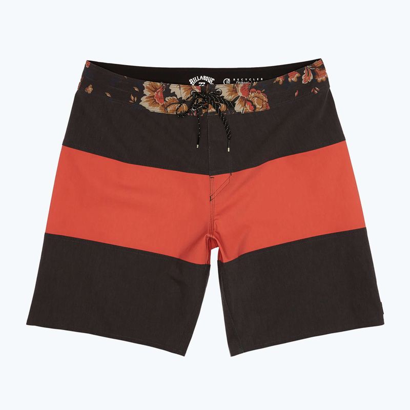Szorty kąpielowe męskie Billabong Tribong Pro washed red 5