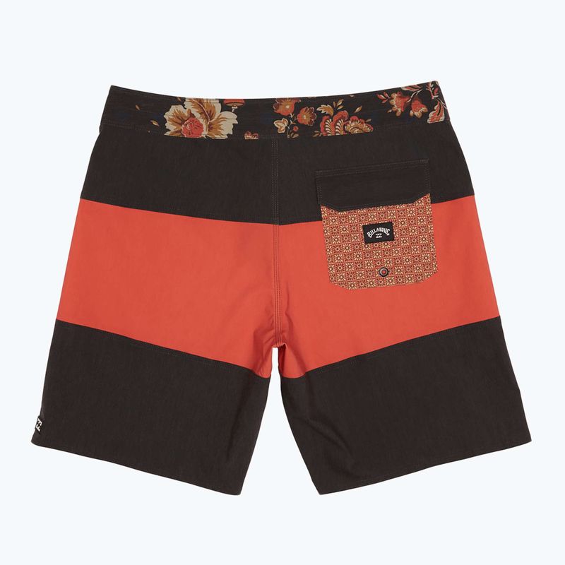 Szorty kąpielowe męskie Billabong Tribong Pro washed red 6