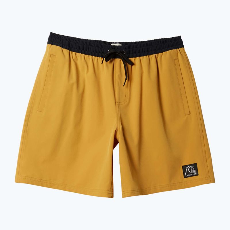 Szorty kąpielowe męskie Quiksilver Original Straight Leg 17" mustard 5