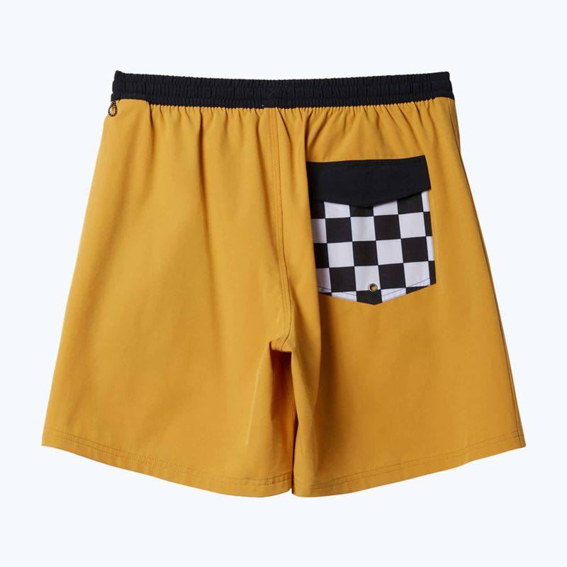Szorty kąpielowe męskie Quiksilver Original Straight Leg 17" mustard 6