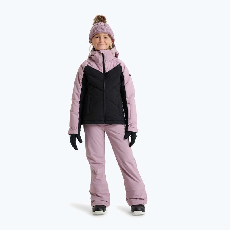 Kurtka snowboardowa dziecięca ROXY Snowsylva true black 2
