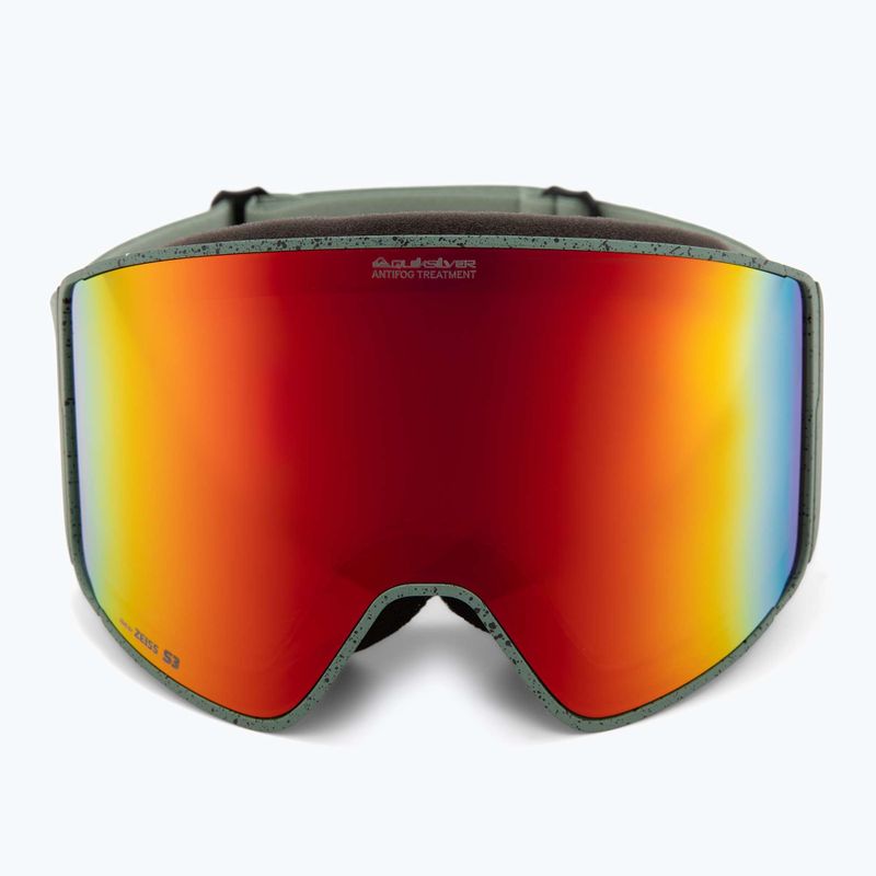 Gogle snowboardowe męskie Quiksilver Storm MG dark ivy/clux ml red 3