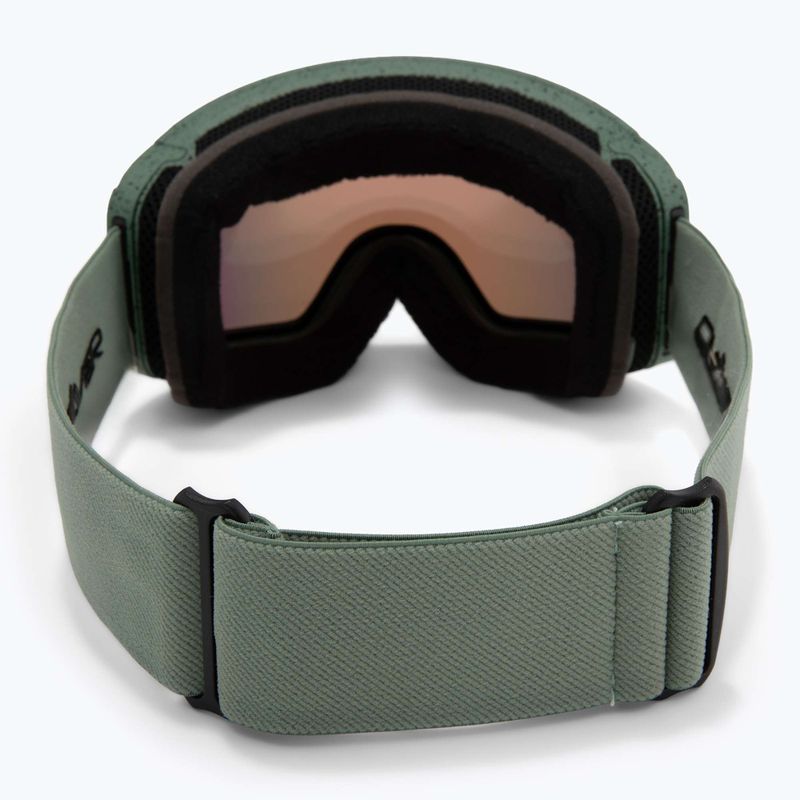 Gogle snowboardowe męskie Quiksilver Storm MG dark ivy/clux ml red 6