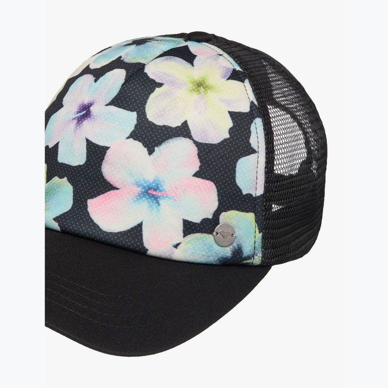 Czapka z daszkiem damska ROXY Beautiful Morning anthracite im fleur real 4