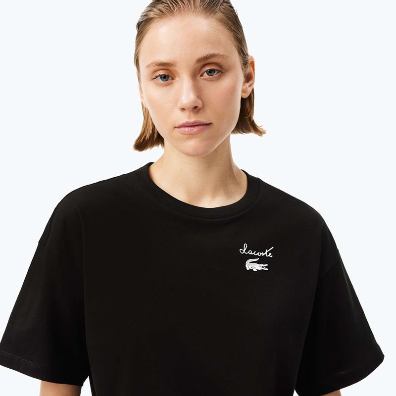Koszulka damska Lacoste TF2523 black 4
