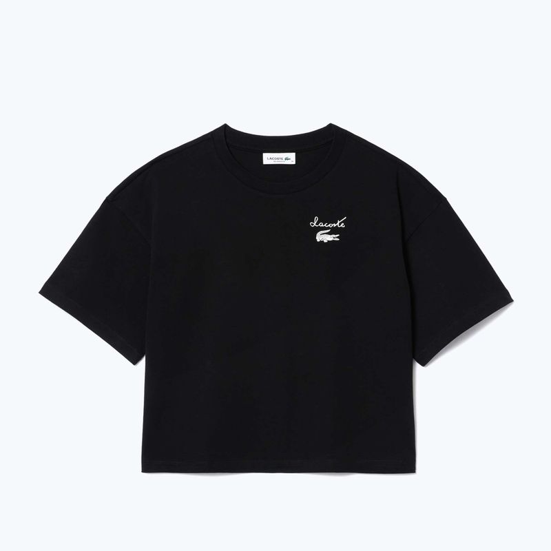 Koszulka damska Lacoste TF2523 black 5