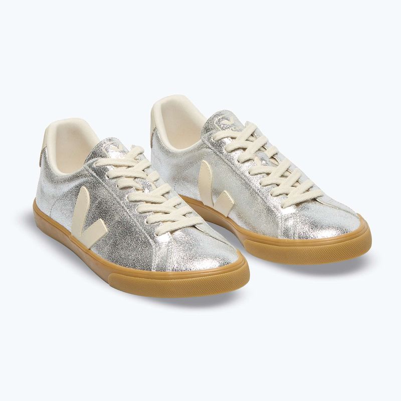 Buty damskie VEJA Esplar Logo silver/pierre/natural 8