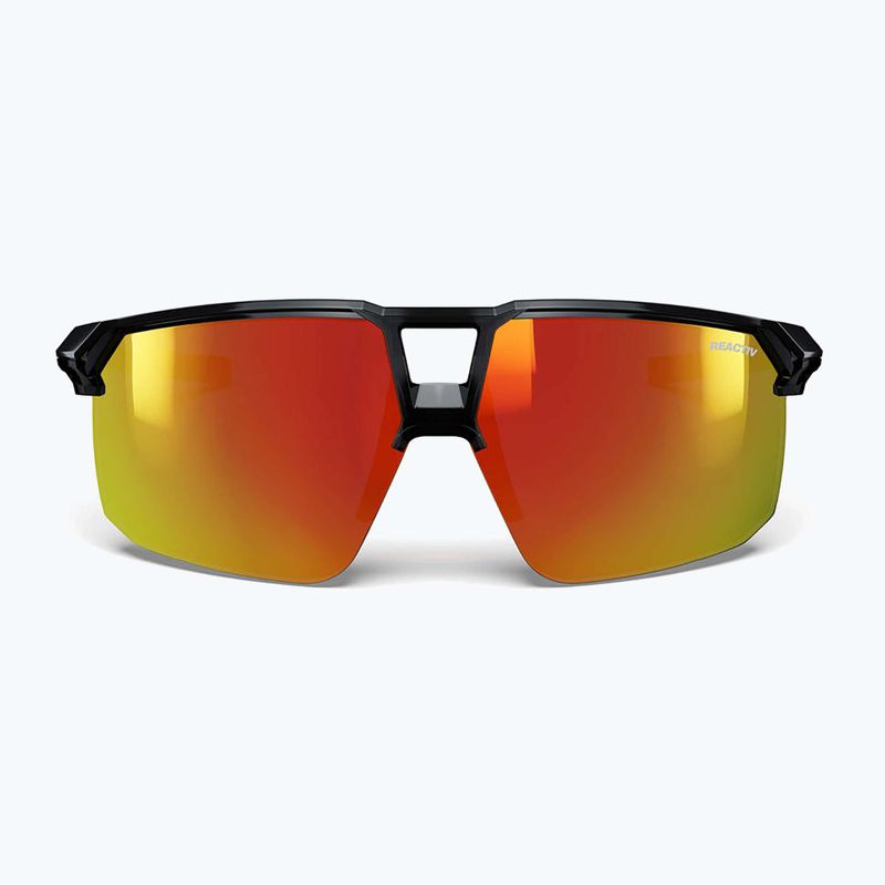 Okulary przeciwsłoneczne Julbo Liry Reactiv Light Amplifier shiny black/shiny translu dark grey 2