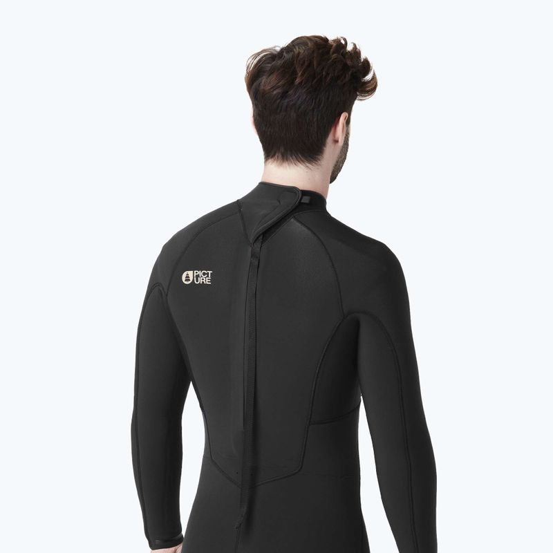 Pianka do pływania męska Picture Equation 4/3 mm Back Zip black 9