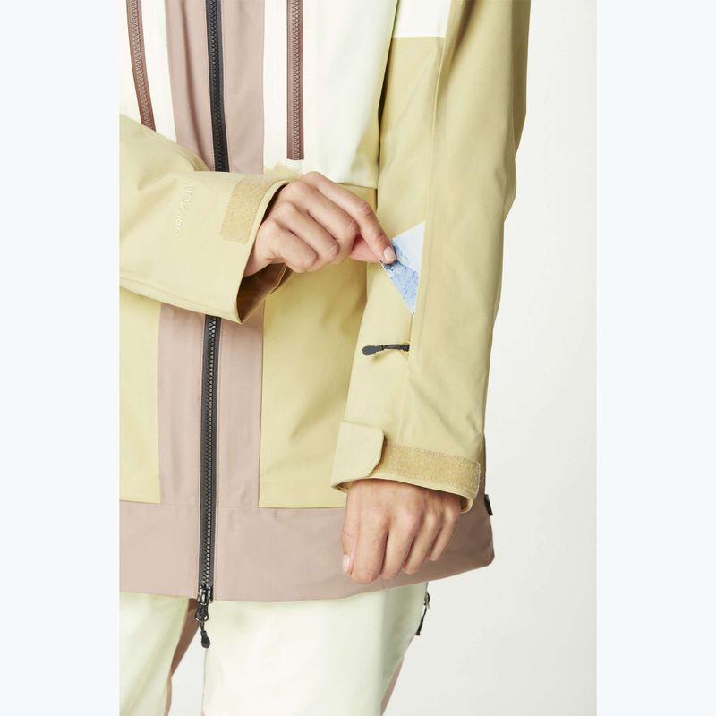 Kurtka narciarska damska Picture Haakon roebuck/lime/cream hemp 5