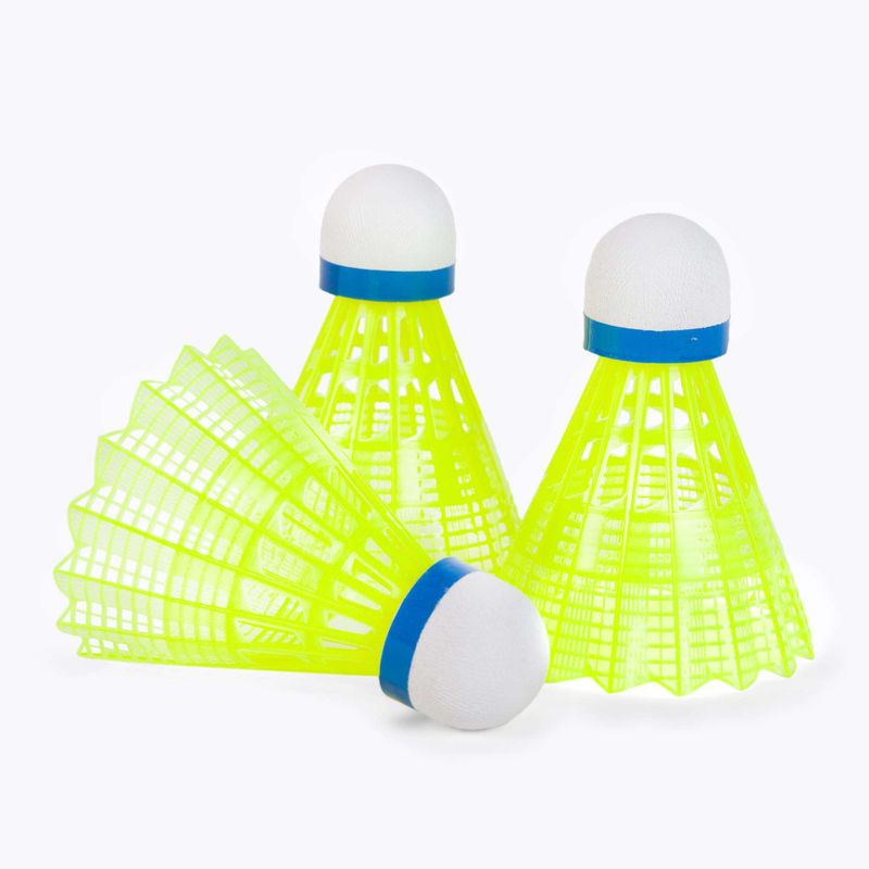 Lotki do badmintona Sunflex Nylon 3XY 3 szt. żółte 53559 3
