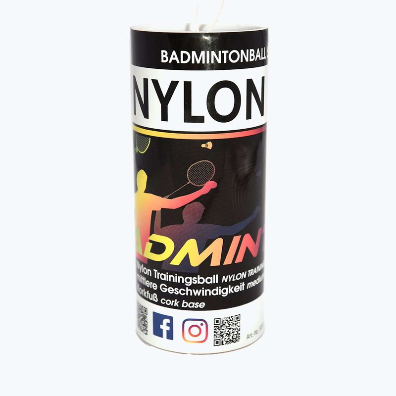 Lotki do badmintona Sunflex Nylon 3XY 3 szt. żółte 53559 4