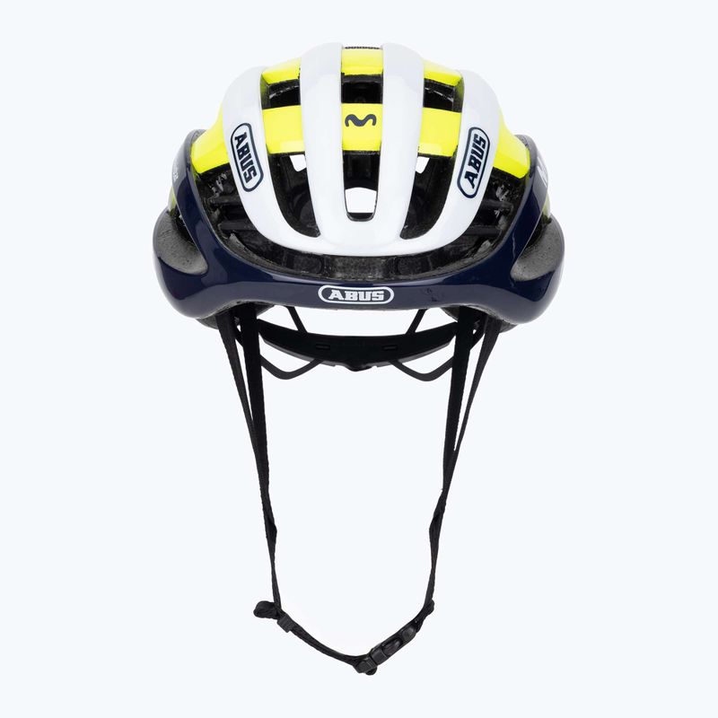 Kask rowerowy ABUS AirBreaker Movistar Team 24 navy/yellow/white 2