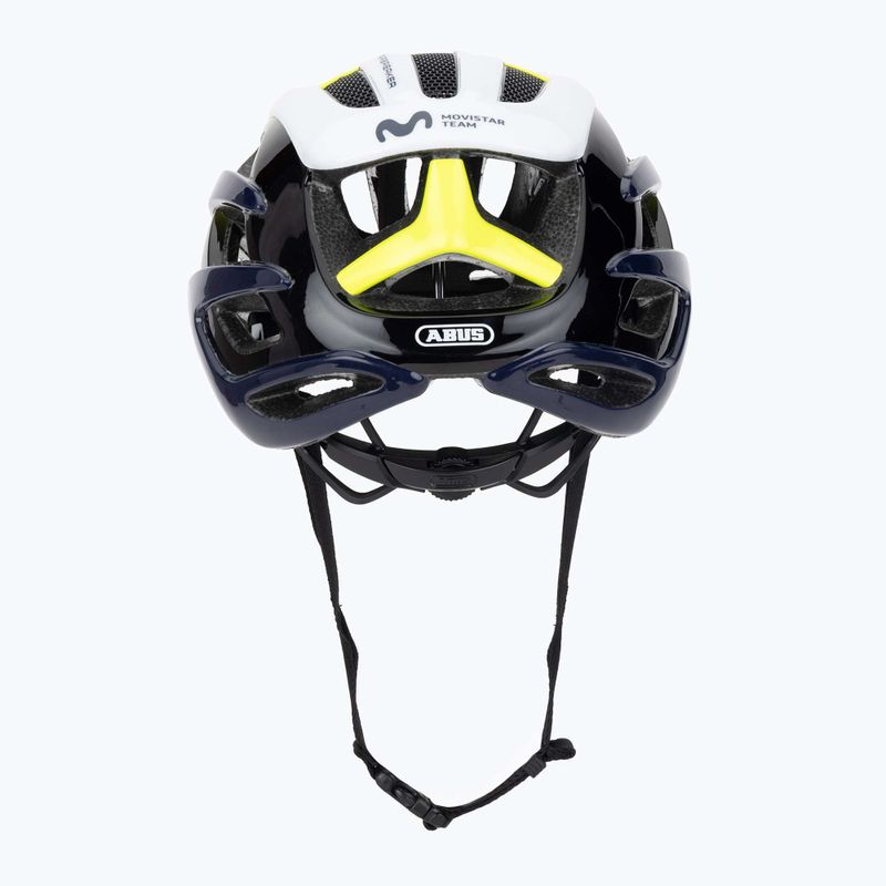 Kask rowerowy ABUS AirBreaker Movistar Team 24 navy/yellow/white 4