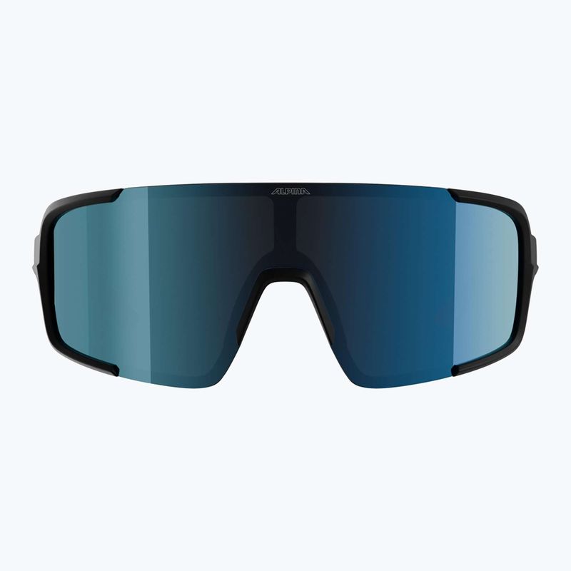 Okulary przeciwsłoneczne Alpina Lumin black matt/blue mirror 2