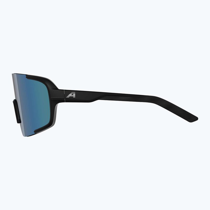 Okulary przeciwsłoneczne Alpina Lumin black matt/blue mirror 5
