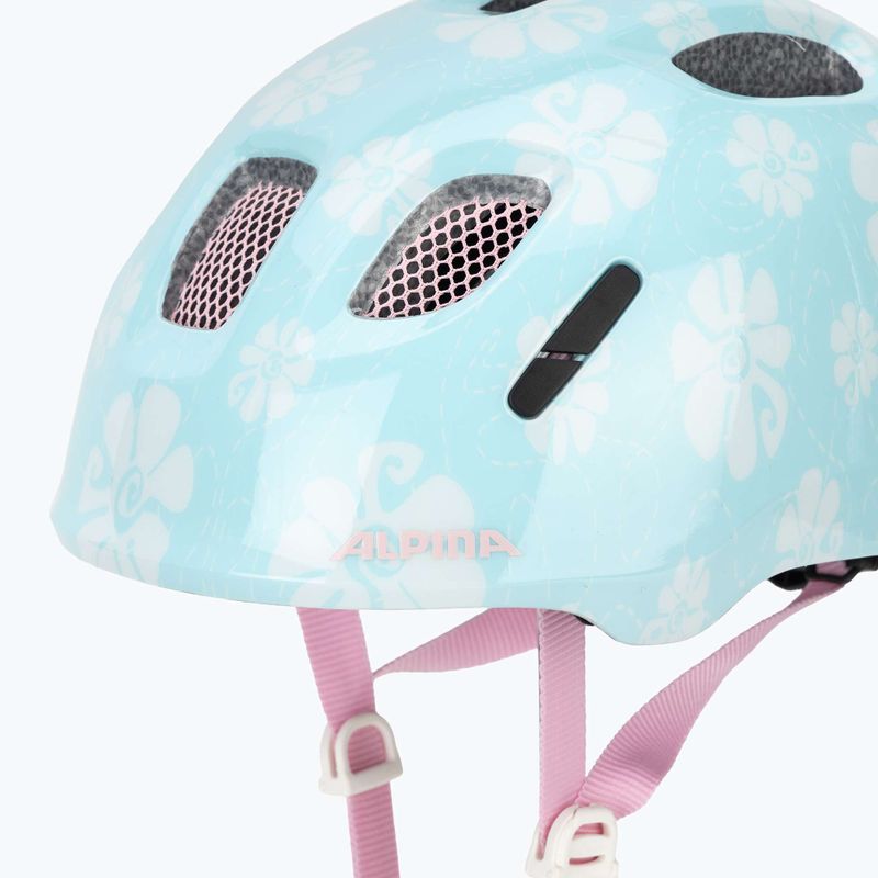Kask rowerowy dziecięcy Alpina Ximo 2 Jr aqua rose flower gloss 8