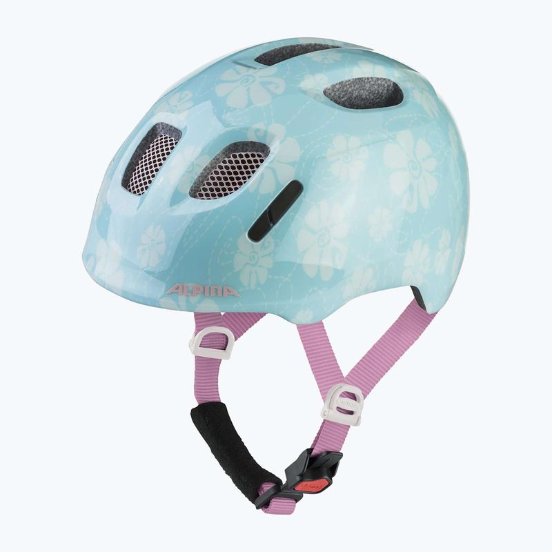 Kask rowerowy dziecięcy Alpina Ximo 2 Jr aqua rose flower gloss 9