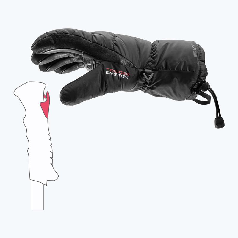 Rękawice narciarskie damskie LEKI Glace 3D Women black 5