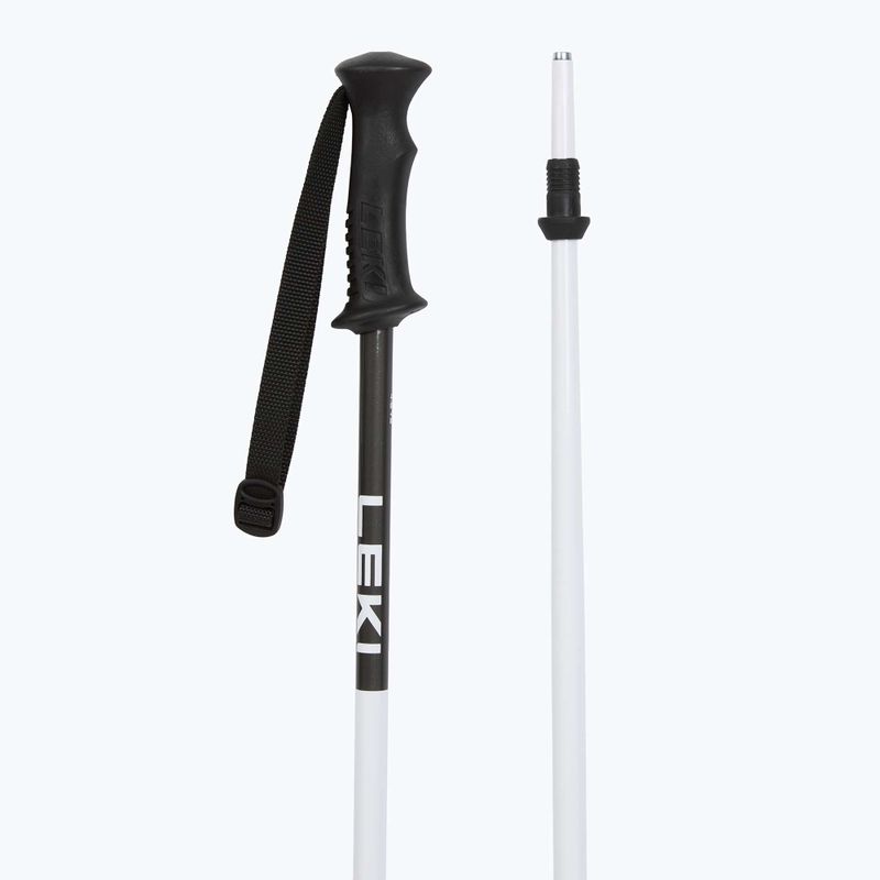 Kije narciarskie dziecięce Leki Rider Create Jr white/dark anthracite 3