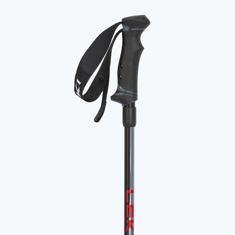 Kije narciarskie LEKI Hot Shot anodized black/eloxal gray/eloxal red 2