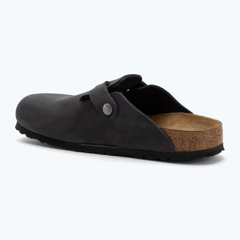 Klapki BIRKENSTOCK Boston LEOI Narrow black 3