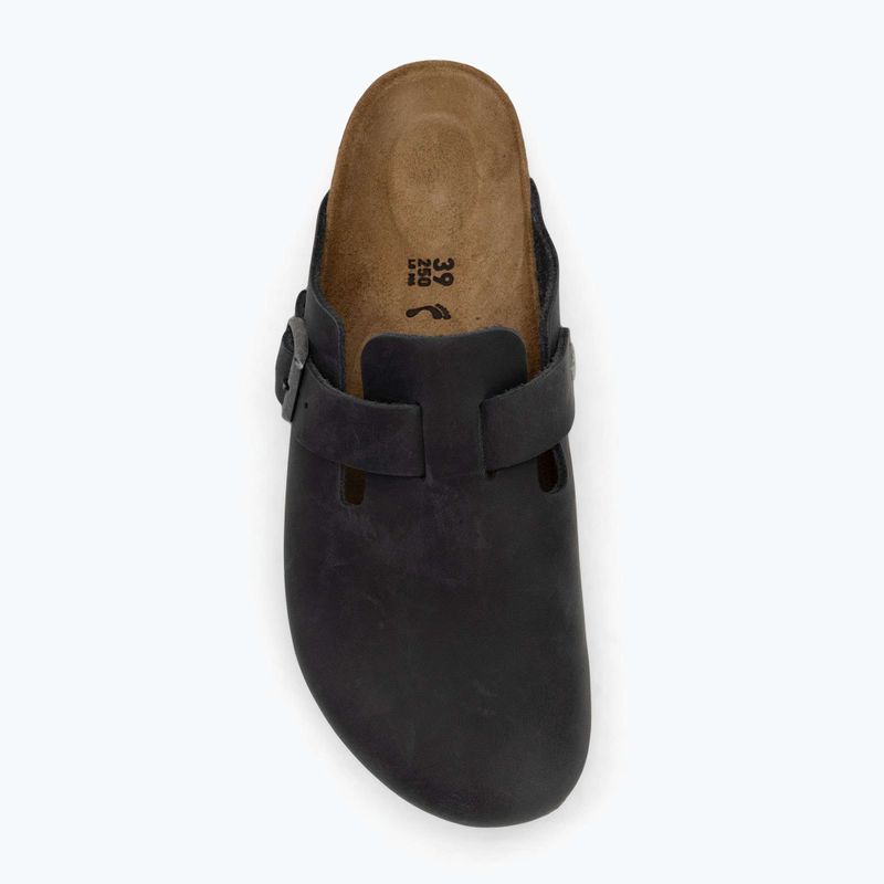 Klapki BIRKENSTOCK Boston LEOI Narrow black 5
