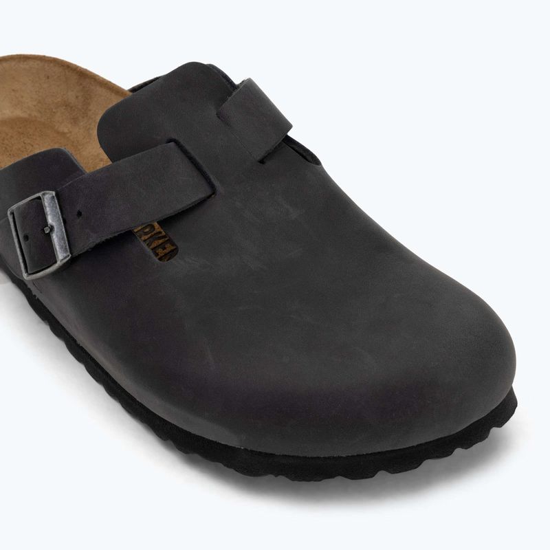 Klapki BIRKENSTOCK Boston LEOI Narrow black 7
