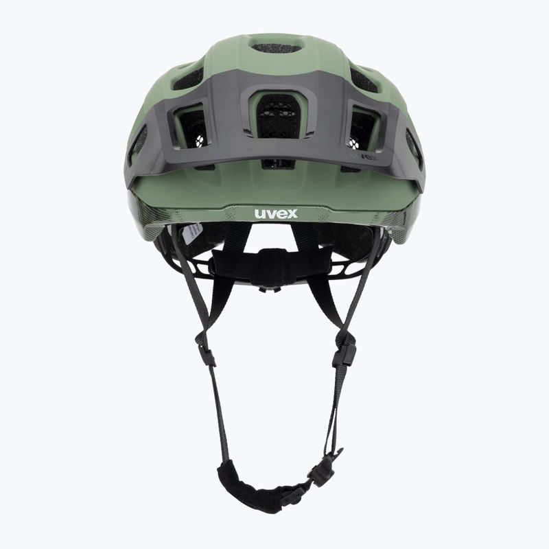 Kask rowerowy UVEX React MIPS moss green/black matt 2