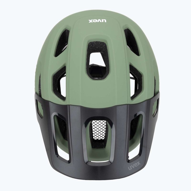 Kask rowerowy UVEX React MIPS moss green/black matt 6
