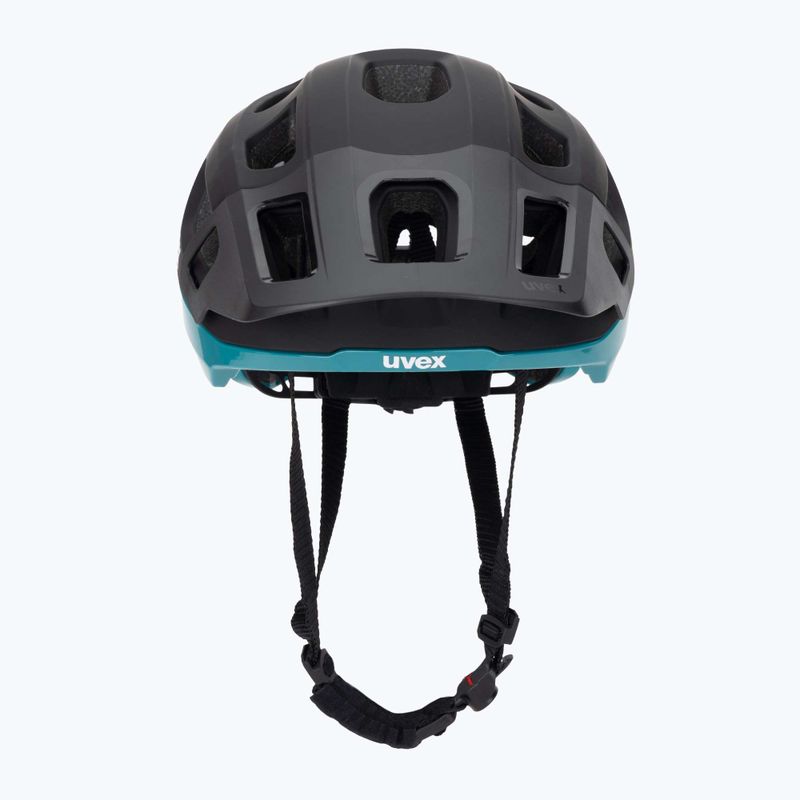 Kask rowerowy UVEX React black/teal matt 2