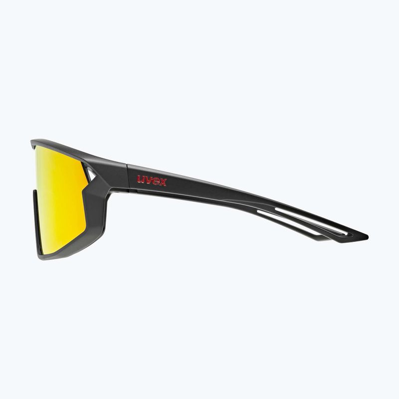 Okulary przeciwsłoneczne dziecięce UVEX Skyryse Jr black matt/mirror red 5