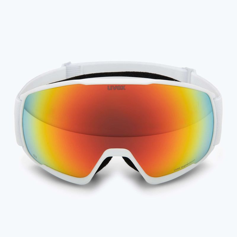 Gogle narciarskie UVEX Victorious S FM white matt/mirror orange 2