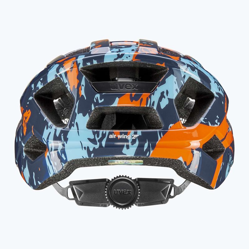 Kask rowerowy dziecięcy UVEX Air Wing 2 papaya/bubble blue 10
