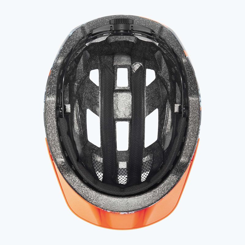 Kask rowerowy dziecięcy UVEX Air Wing 2 papaya/bubble blue 12