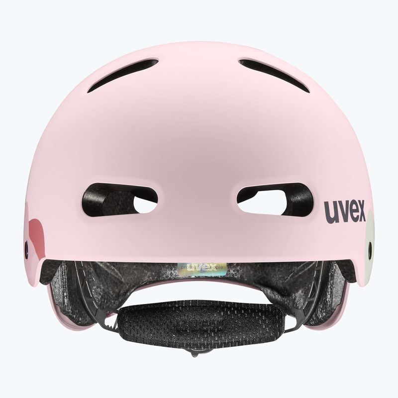 Kask dziecięcy UVEX Kid 4 Style strawberry/matcha matt 9