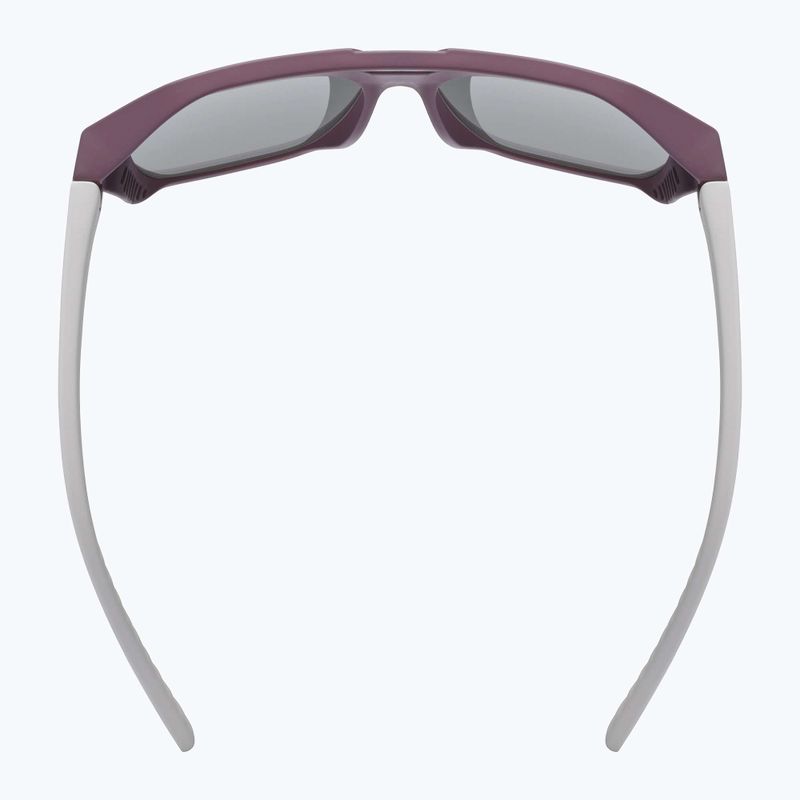 Okulary przeciwsłoneczne dziecięce UVEX Cosmic Jr cranberry/grey matt/mirror silver 4