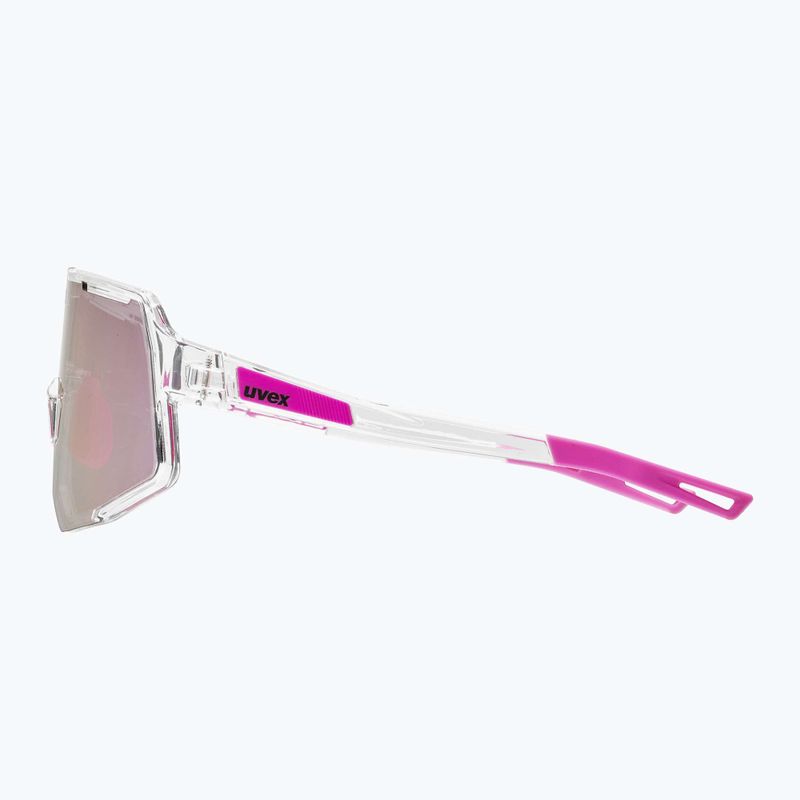 Okulary przeciwsłoneczne UVEX Sequenze clear/mirror pink 2