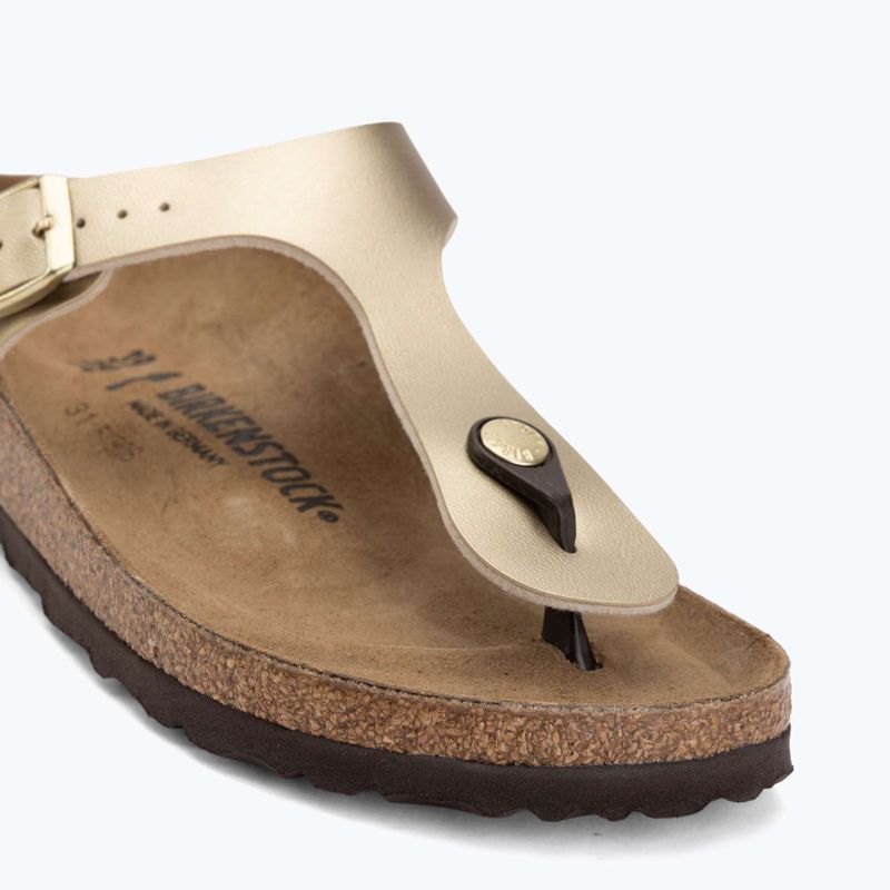 Japonki BIRKENSTOCK Gizeh Birko-Flor Narrow gold 7