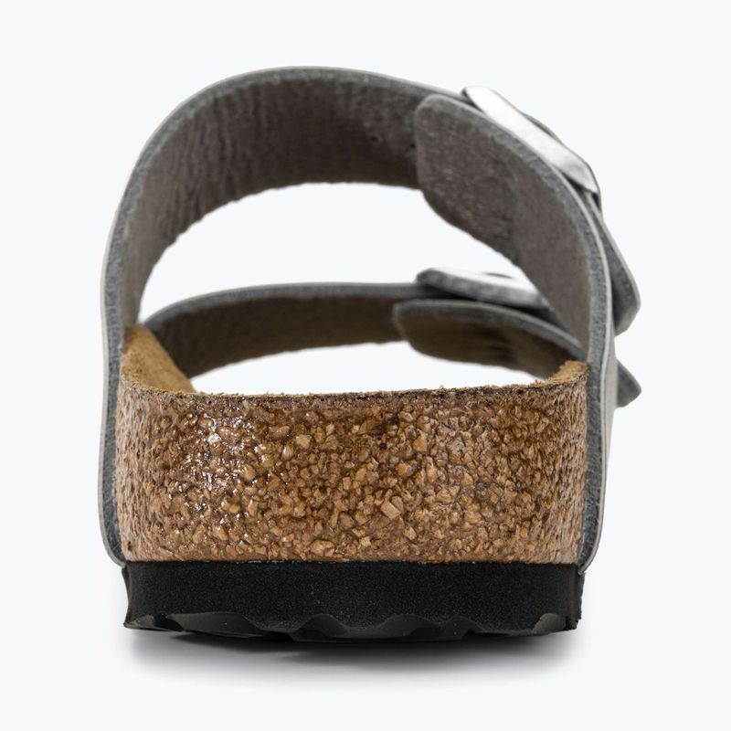 Klapki damskie BIRKENSTOCK Arizona BF Narrow silver 4