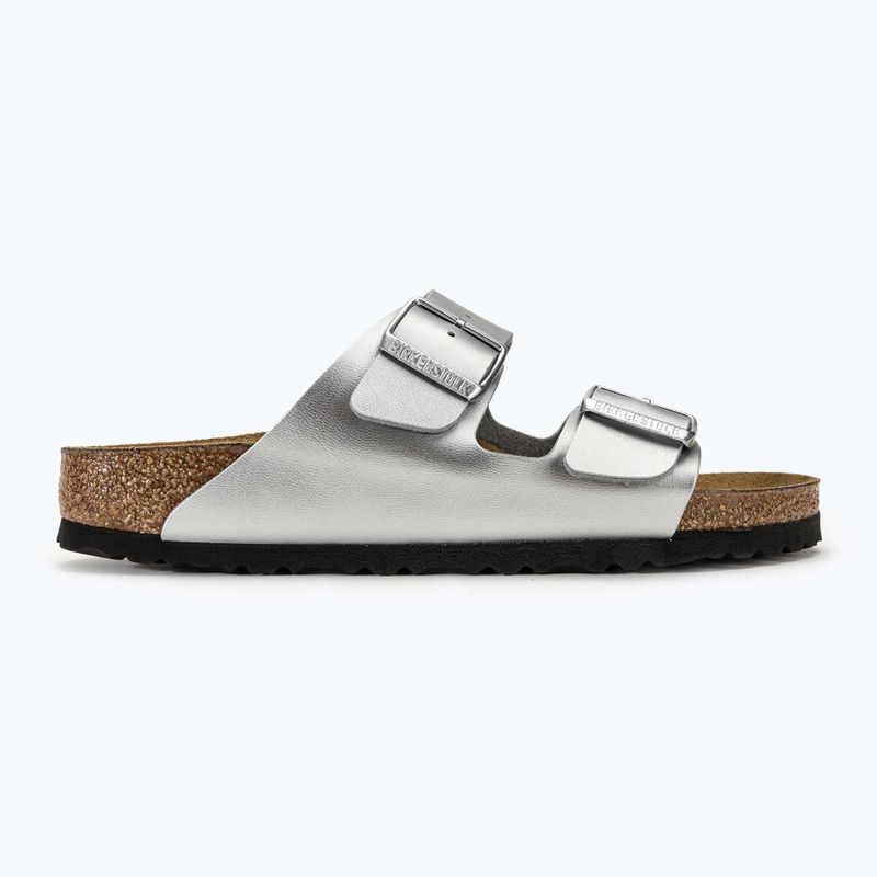 Klapki damskie BIRKENSTOCK Arizona BF Narrow silver 6