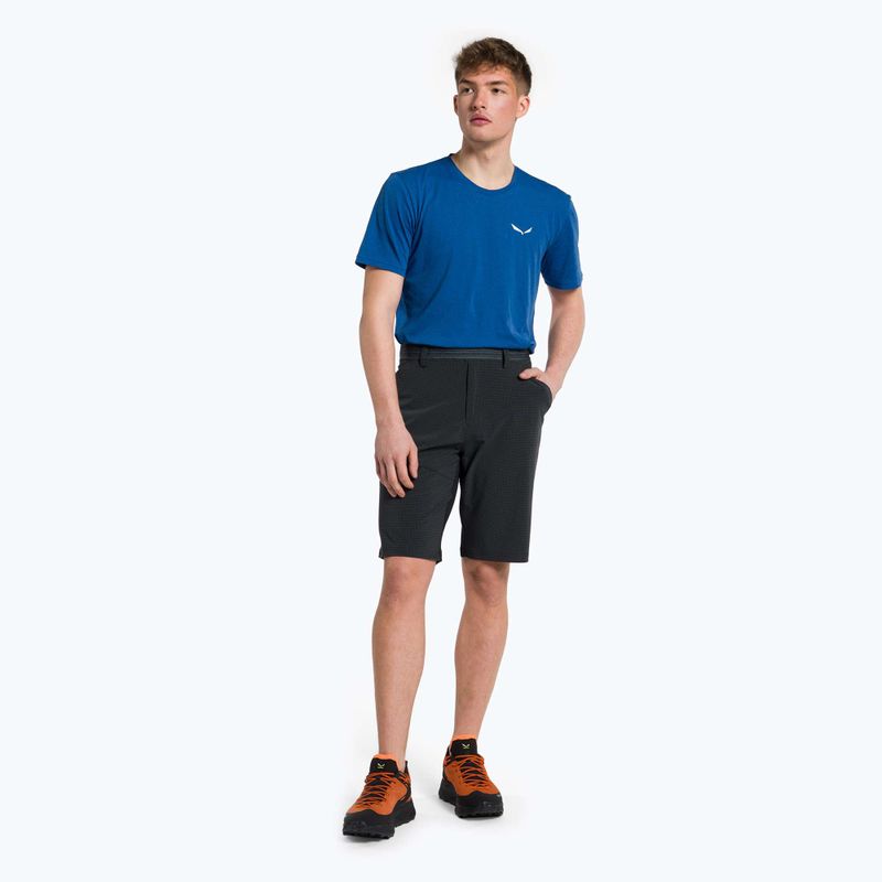 Spodenki trekkingowe męskie Salewa Puez 3 black out 2