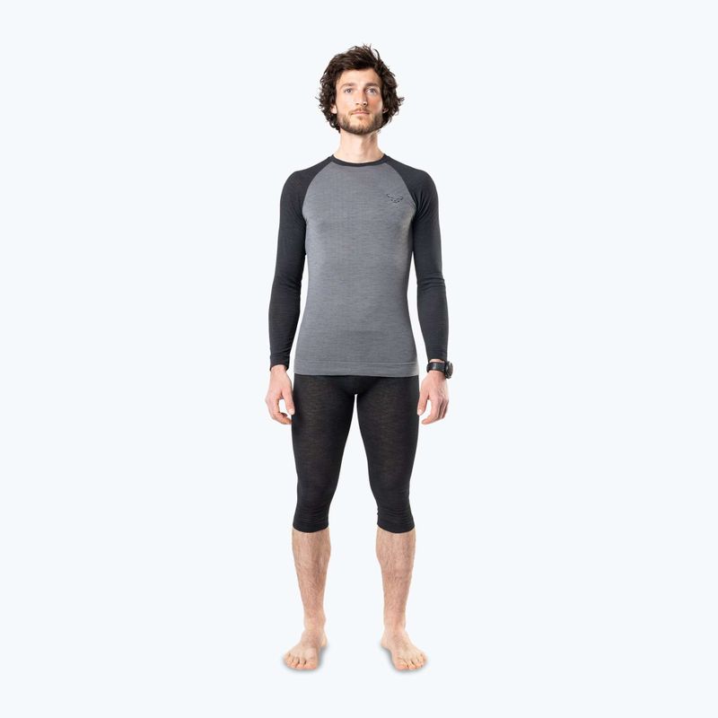 Spodnie termoaktywne męskie DYNAFIT Tour Light Merino 3/4 black out 2