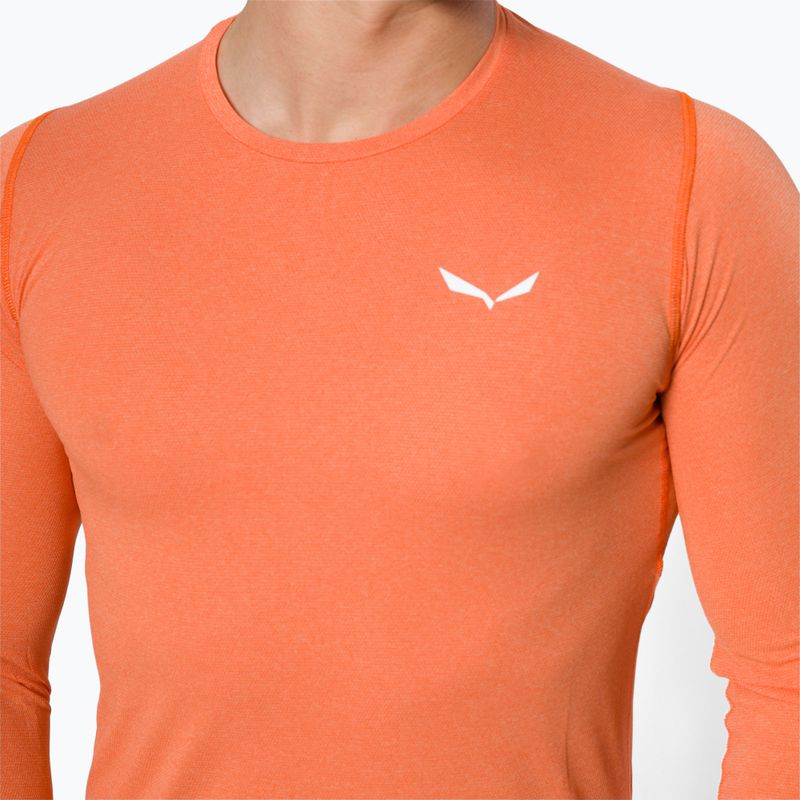 Longsleeve trekkingowy męski Salewa Pedroc 2 Dry red orange melange 4