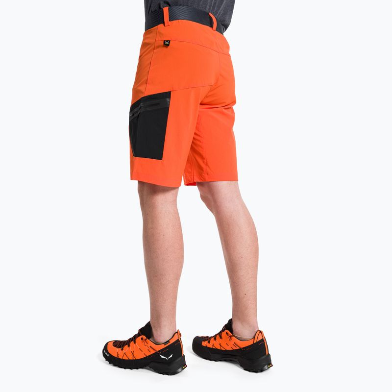 Spodenki trekkingowe męskie Salewa Pedroc Cargo 2 red/orange 3