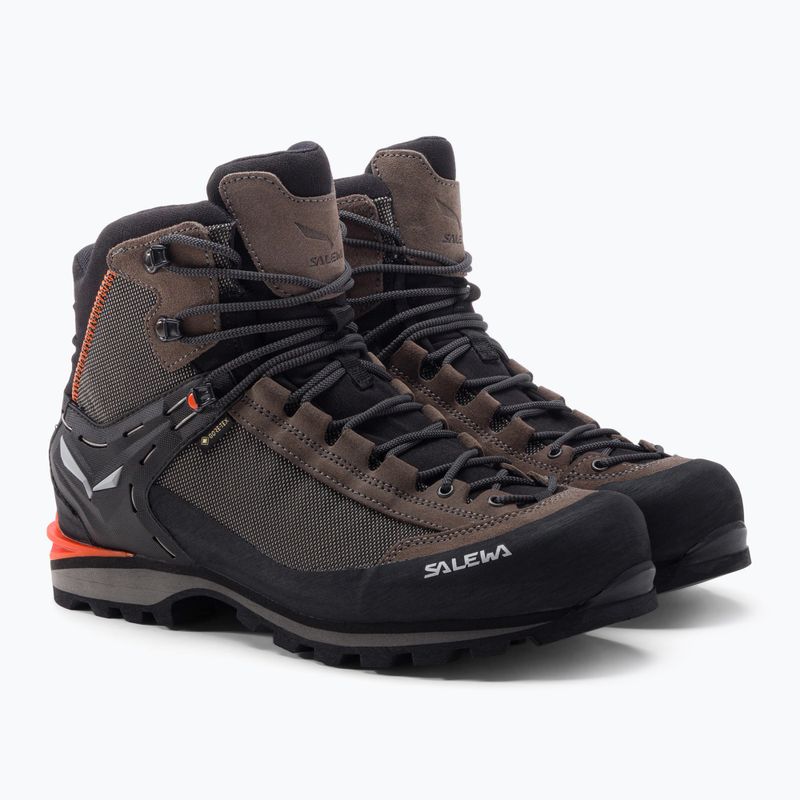 Buty wysokogórskie męskie Salewa Crow GTX wallnut/fluo orange 5