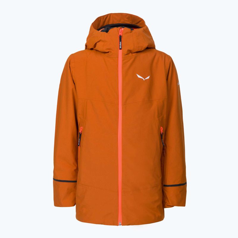 Kurtka narciarska dziecięca Salewa Sella PTX/TWR autumnal/fluo orange 4