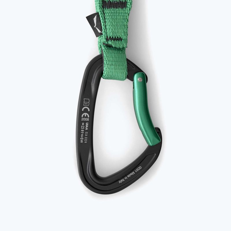 Ekspres wspinaczkowy Salewa Ortles Str/Bnt 170 Qd black/irish green 4